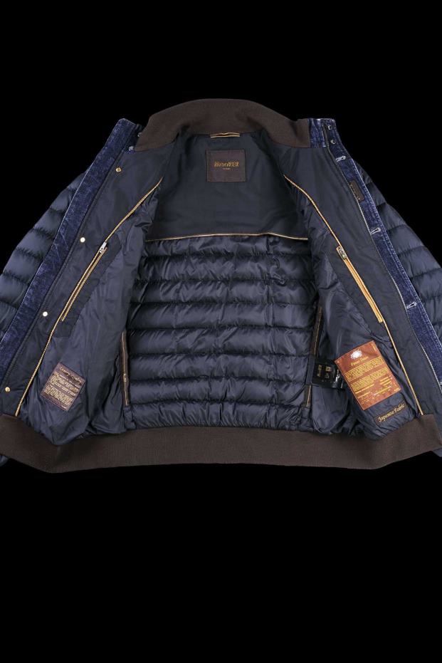 MooRER Cassiani-shj blauw Heren kleding 6660H37