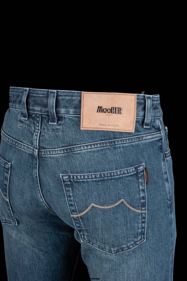 MooRER silone-k10 lichte denim Heren kleding 6660H548