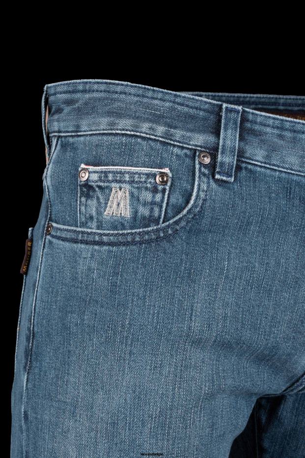 MooRER silone-k10 lichte denim Heren kleding 6660H548